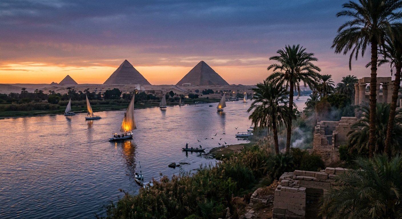 Navegando por el Nilo